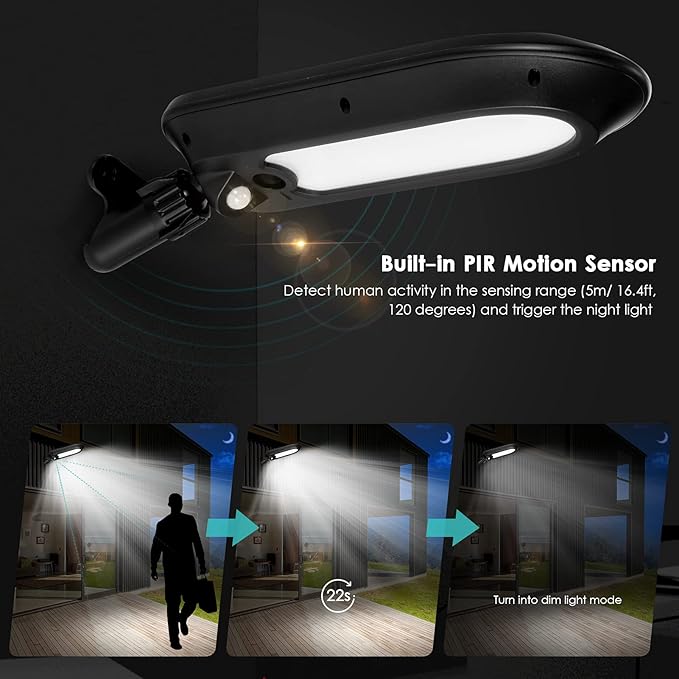 2 PCS Solar Spotlights Outdoor 32 LEDs 2 in 1 Solar in Warm White LED Landscape Lights with Dim High Light Adjustable Angle Outdoor Water Proof for Yard Garden Pathway