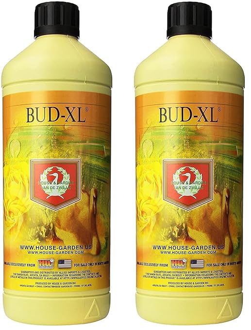House &amp Garden HGC749630 Bud-XL Hydroponic Nutrient Fertilizer 1 L (Two Pack)