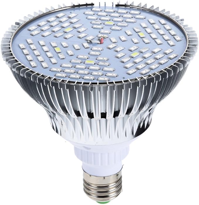 Grow Light - BANGWEIER 80W E27 Full Spectrum LED Plant Grow Lights Bulb Veg Hydroponic Lamps