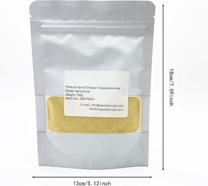 Chitosan OligosaccharideAgricultural Grade Water-SolubleFertilizer for Plants Fruits and Vegetables(100g)