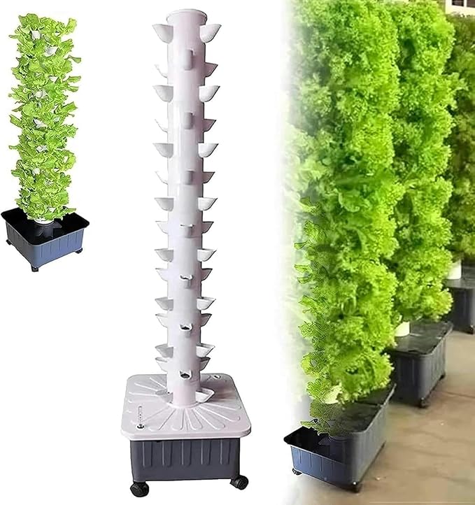 Hydroponic Hydroponic Culture Kits 45 Hydroponic Culture of Vertical Cultivation Tower Herbal Hydroponic Planting Equipment ~/