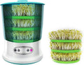 Electric Bean Sprout Grower with Intelligent Irrigation and Temperature Control for Large Capacity Germination Kit (3 Layers)