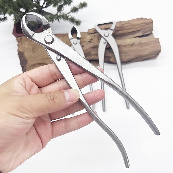 Bonsai Tools Set 6pcs Stainless Steel Bonsai Garden Plant Tree Scissors Trimming Cutting Tool Set with Storage Bag Garden Plant Tools