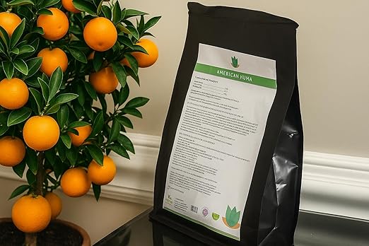 American HUMA 2.2 Pound Soluble Potassium Humate and Humic Acid Natural Fertilizer Powder - Potassium Humates - Natural Humus