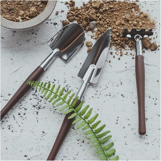 Mini Garden Tool Set Succulent Tools Set Mini Garden Tools Kit for Indoor Gardening Flower Pot Cactus Care Gardening Gifts for Women Men