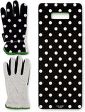 Kate Spade New York Garden Kneeler and Gardening Gloves for Women Cute Garden Tool Set with Thick Kneeling Pad and Yard Gloves Picture Dot
