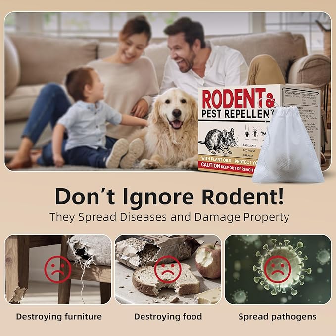 Mouse Repellent 36 Balls Peppermint Rodent Repellent for Indoor &amp Outdoor Use Long-Lasting Safe Mice Deterrent Natural Effective Moth Balls for Rodent Control for Home Car &amp Garden