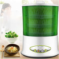 Bean Sprouts Machine 360° Sprinkler Household Seed Sprouter Kit Electronic Seed Sprout Maker for Sprouting Seeds