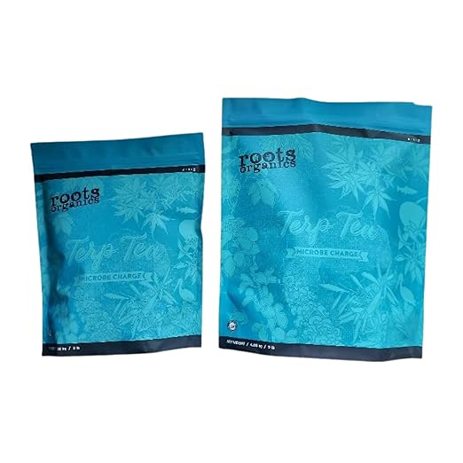 Roots Organics Terp Tea Microbe Charge Plant Additive for Large and Small Gardens Use as Base Amendment to Increase Microbial Activity 3 Pounds