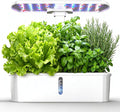 Hydroponics Growing System Kits Controlled Smart Indoor Garden with LED Grow Light Full Spectrum 12 Pods Plant Germination Kit with Mini Quiet Pump for Vegetables and Herbs Height Adjustable