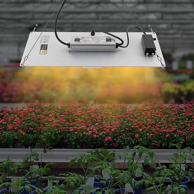 LED Grow Light 220W Full Spectrum LM301B Diodes and Driver Hanging Indoor Grow Lamp for Plants Veg to Flower Bloom Dimmable &amp Daisy Chain Grow Tent
