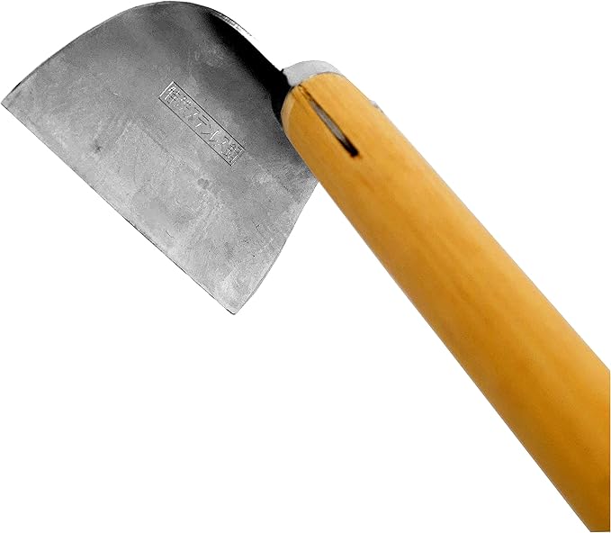 Garden Hoe Long Handle 43 Heavy Duty Japanese Stainless Steel Made in JAPAN Draw Hoe Weeding Tool Stand Up Weeder Hand Tool