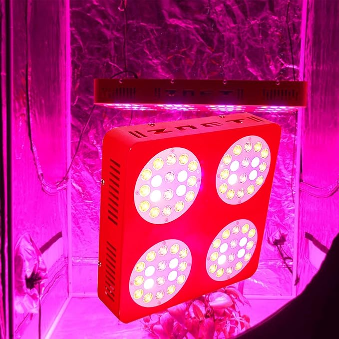 Hanchen Grow Light LED Grow Light Plant Light 4pcs Plant COB Lamp Growing Light Bulb 4120LM for Indoor Greenhouse Seeding Vegetable Flower Fruit Herb Foliage Plant with CE Certificate