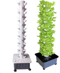 Hydroponics Growing System for Indoor Gardening - Vertical Aeroponic Tower Garden to Grow Herbs Fruits &amp Vegetables - Aero Gardening System &amp Hydroponic Kit with 45 Grow Sites