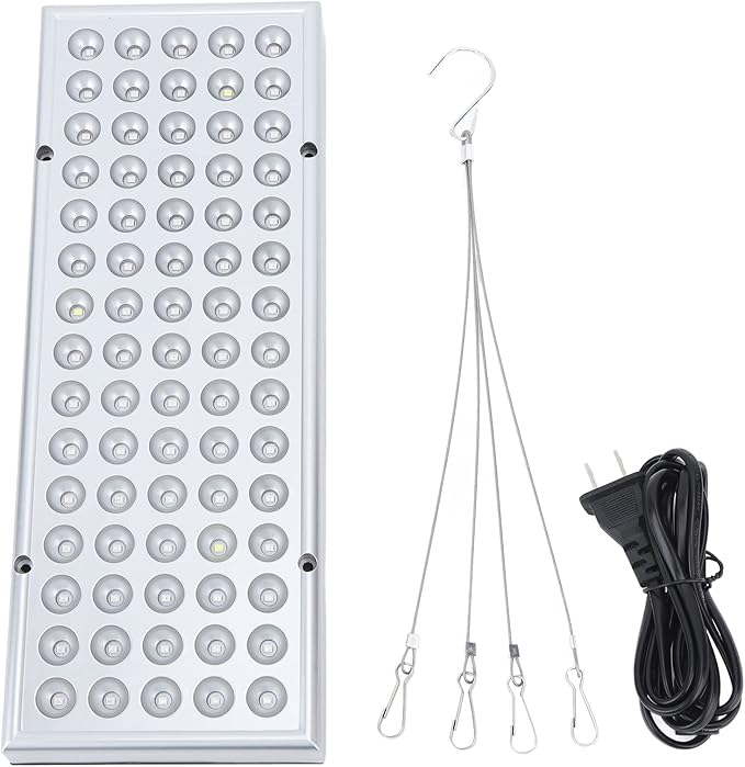 LED Grow Lights Full Spectrum Grow Lamp 25W Plant Growing Seedling Lamp for Indoor Greenhouse Seedlings Veg Flowers US Plug 110‑220V