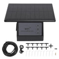 Solar Automatic Drip Irrigation Kit WiFi App Control Timing 2000mAh Battery Labor Saving Self Watering System for Plants Flowers