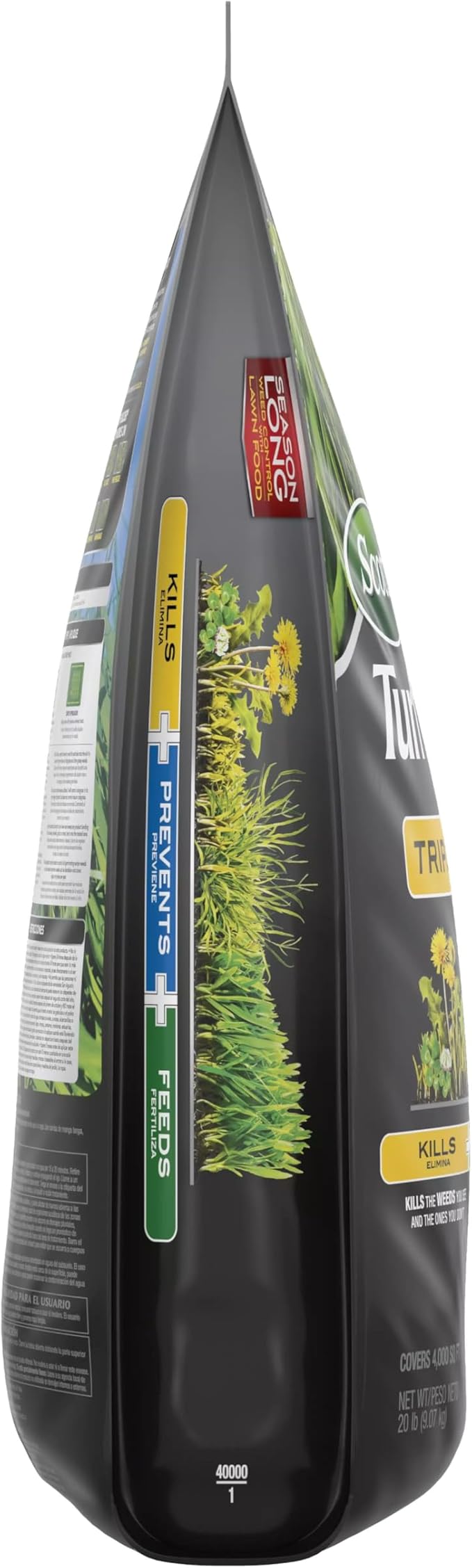 Scotts Turf Builder Triple Action Weed Killer and Preventer Plus Lawn Fertilizer 4000 sq. ft. 20 lbs.