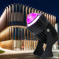 Long Range Rotation Spotlight - Narrow Beam Led Beam Spot Lights AC 85-265V IP65 Waterproof Outdoor Wall Lamp Landscape Lighting Long-Range Beam Light Projection Light(White10w(85-265v))