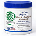 Country Orchard Whitewash Sun Shield Tree Paint Sunburn Protection for Fruit Trees &amp Saplings Improved Water-Resistant Formula White Color 1 Pint