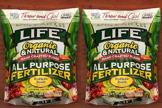 Life All-Purpose Organic Fertilizer 5-5-5 4-Lbs.