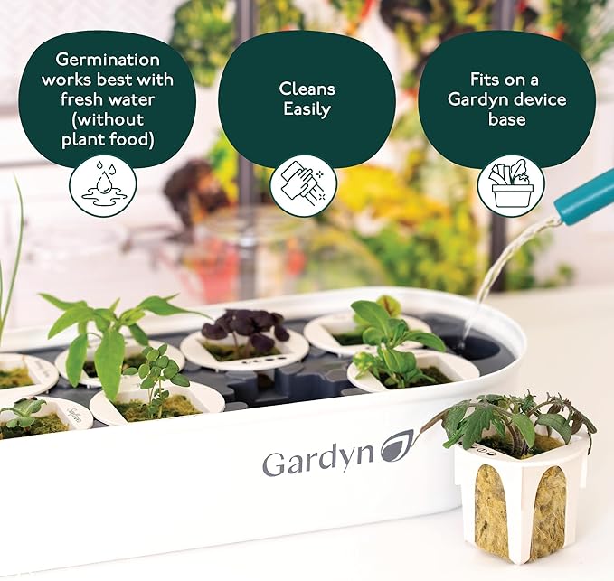 Gardyn Indoor Garden Nursery - Indoor Germination Hydroponic Growing System - Seed Starter Tray Works with Gardyn Home Tower Gardens Vertical Garden Planters &amp Microgreens Growing Kits