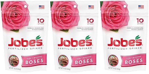 04102 Fertilizer Spikes Rose 10 Brown (Тhrее Pаck)