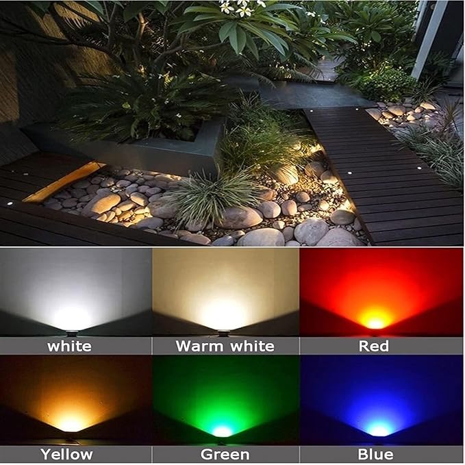 LED Ring Fountain Light - IP68 Waterproof Submersible Landscape Spotlight for DC 12V Pool and Garden Use
