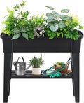 Raised Garden Bed with Legs &amp Trellis Outdoor Raised Planter Box for Gardening Herb Garden Planters for Outdoor Plants Garden Bed for Garden Yard Patio Home Decor