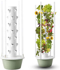 Hydroponics Growing System Kit &amp Vertical Indoor Garden Planter Smart Herb Garden Soilless Cultivation Herbs Fruits Vegetables Vertical Planter Tower Yard Kit9Layers/36Pots