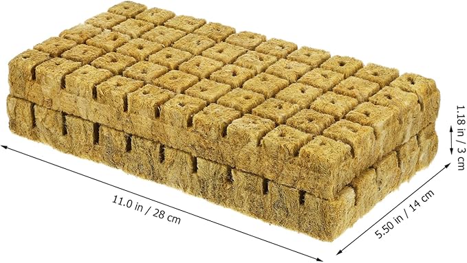 100Pcs Hydroponic Plant Starter Cubes for Soilless Cultivation Nutrition Cubes Cuttings for Indoor Garden Systems
