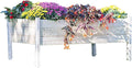 Zylina Wood Raised Garden Bed - X-Large 48x36x22 Raised Planter Boxes for Outdoor w/Legs Garden Beds Outdoors Grow Vegetables Herbs and Beautiful Flowers on Patio Balcony or Backyard.