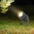 3W LED Spotlights - Waterproof IP67 Beam Light for Outdoor Building Illumination Long Range Narrow Floodlights Remote-Controlled Perfect for Garden and Landscape Lighting (Green)