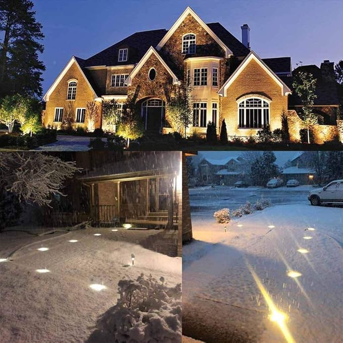 Wall Sconces Landscape Lights Led Well Lights Ground Lights Ip67 Waterproof Low Voltage Landscape Lighting Spotlight for Driveway Deck Step Garden Outdoor Light