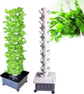 Hydroponic Growing System 45 Holes Indoor Garden Tower for Herbs Vegetables Fruits LettuceSoil-Free Smart Gardening Kit (Space-Saving Design)