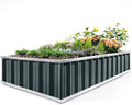 KING BIRD Faster Assembly Raised Garden Bed Bundle with 68x36x12 in Raised Garden Bed
