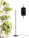 GLOWRIUM Grow Lights for Indoor Plants 30W Vertical Plant Grow Lights with Auto-Timer Full Spectrum LED Standing Plant Grow Light 3 Light Modes 6-Level Dimmable (45in)