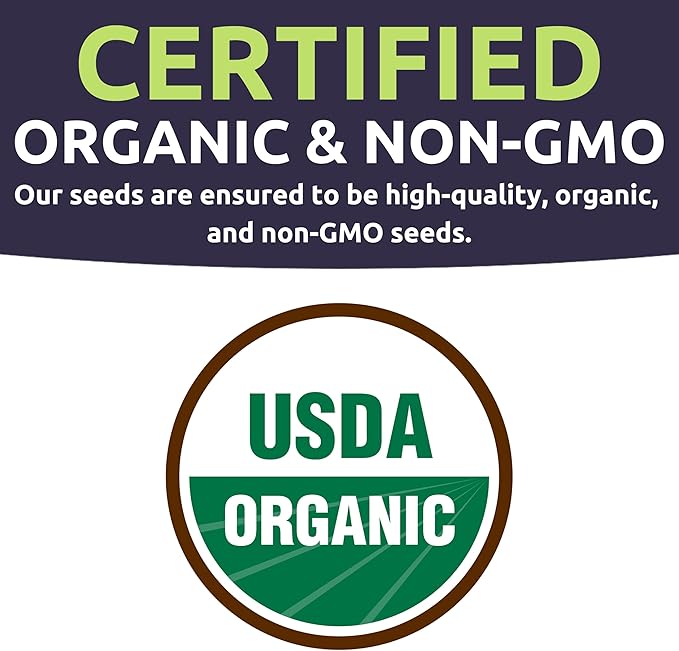 Organic Seeds Gardener Variety Pack - 30 Individual Packs - 2026 Season - Arugula Basil Winter Squash Nantes Carrots and More! for Indoor &amp Outdoor Planting (Non-GMO Certified Organic)