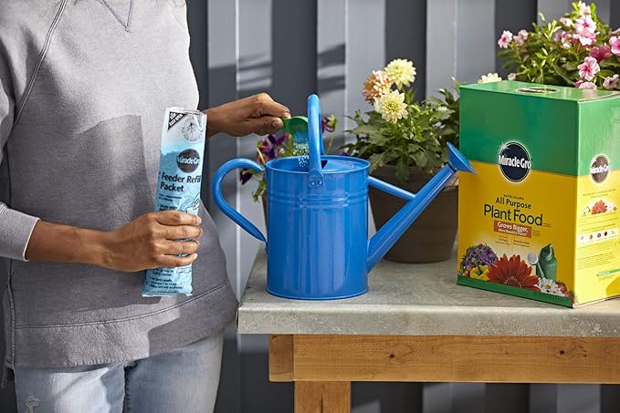 Miracle-Gro Water Soluble All Purpose Plant Food - Fertilizer For All Indoor or Outdoor Plants including Roses Flowers Vegetables Houseplants Trees and Shrubs 10 lbs. (4-Pack)