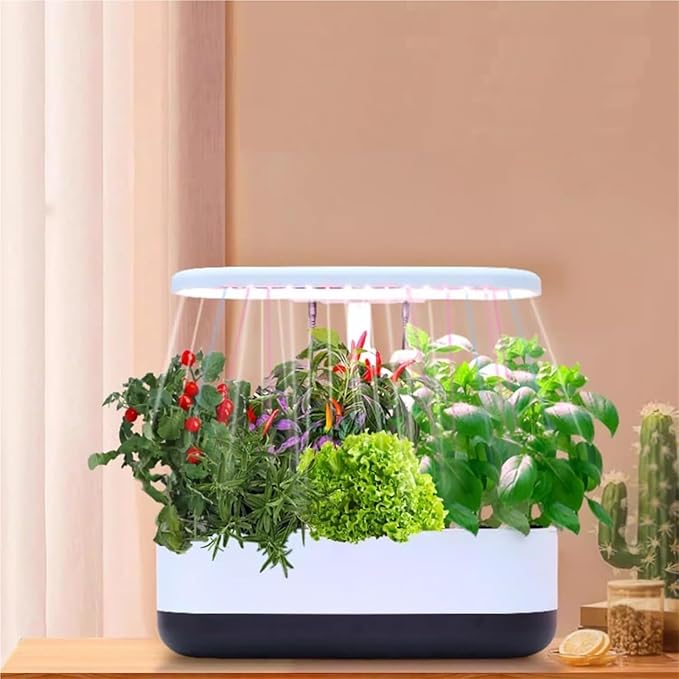 Hydroponics Growing Systems Kit Indoor Garden Hydroponic Growing Systemsfor Herbs Fruits and Vegetables.