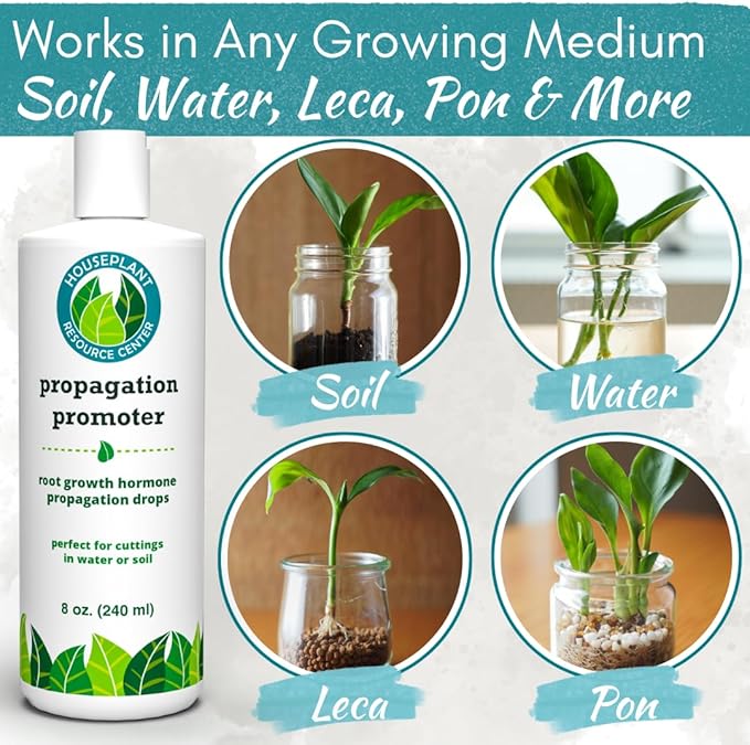 Houseplant Prop Drops - Propagation Promoter &amp Root Growth Hormone | Root Stimulator for Cuttings | Supports Stronger Healthier Plants | Easy-to-Use Liquid Formula for Water &amp Soil Propagatio