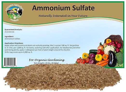 Ammonium Sulfate Fertilizer (20 Pounds)