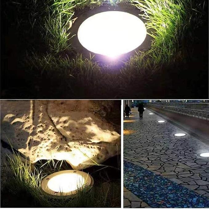 Ground LED Landscape Light - COB Recessed Outdoor Buried Light for Garden Lawn Deck