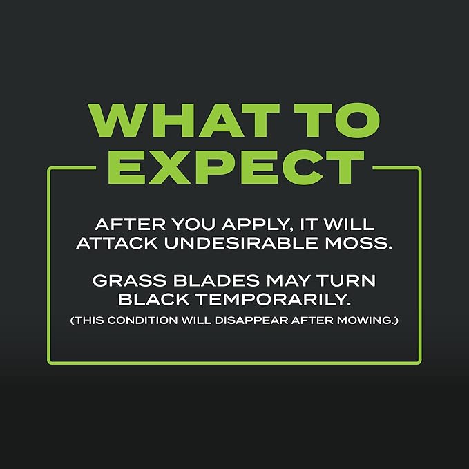 Scotts Turf Builder Triple Action for Moss Control - Moss Killer and Lawn Fertilizer Lawn Care Covers Up to 4000 sq. ft. 20 lb.