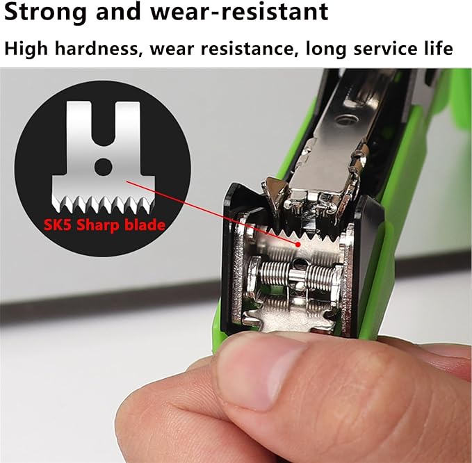 Upgrade Plant Tying Machine with Spare Parts Garden Tape and Staples for Quick Bundling of Tomatoes Grapes and Vegetables. Easy-to-Use Tool for SK5 Steel Blades