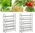 Indoor Hydroponic Growing Sys-tem Hydroponics growing tower Aeroponic Garden Tower with LED Light for Offices Hotel HomeClayPebbles-64holes