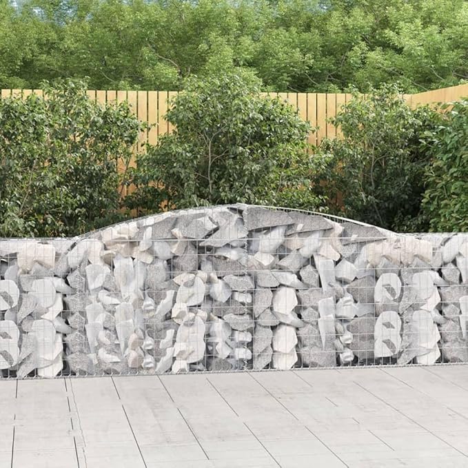 Galvanized Steel Gabion Planter 157.5 x 157.5 x 11.8 in Silver Raised Garden Bed Outdoor Retaining Wall for Patio Yard Landscape