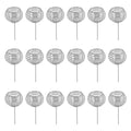 50pcs Bonsai Fertilizer Holder Plant Nutrition Cups Stainless Steel Fertilization Baskets Orchid Succulent Fertilizer Containers for Garden Use
