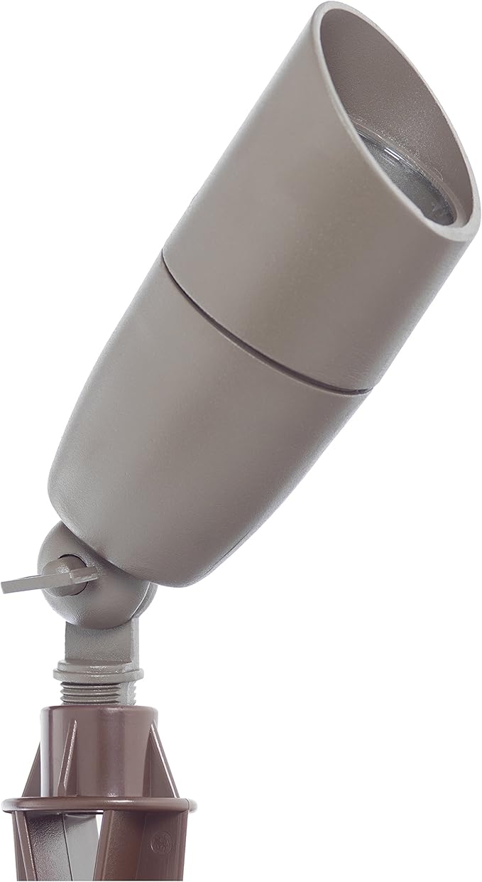 Westgate LED Landscape Spotlight Waterproof Spotlight Adjustable Directional Lighting for Patio Deck Yard Garden Pathway Pool Area - All Accessories Included (1 Bronze)
