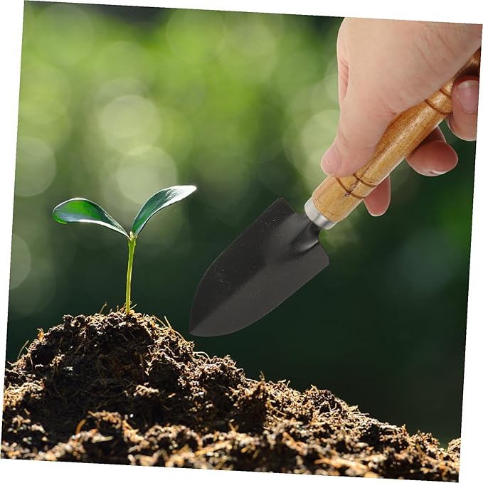 Portable Garden Tools Set Resistant Gardening Hand Tools for Digging Transplanting and Soil Loosening Lightweight Indoor and Outdoor Planting Kit