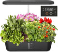 Hydroponics Growing System12 Hole Lazy Vegetable Planting Intelligent Hydroponic Planting Machine Simulated Sunlight Growth Lamp(A)
